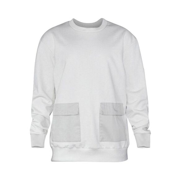 Military Crewneck- Cream Size Large - Picture 1 of 1